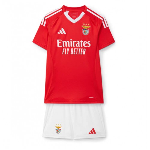 Fotbalové Dres Benfica Dětské Domácí 2024-25 Krátký Rukáv (+ trenýrky)